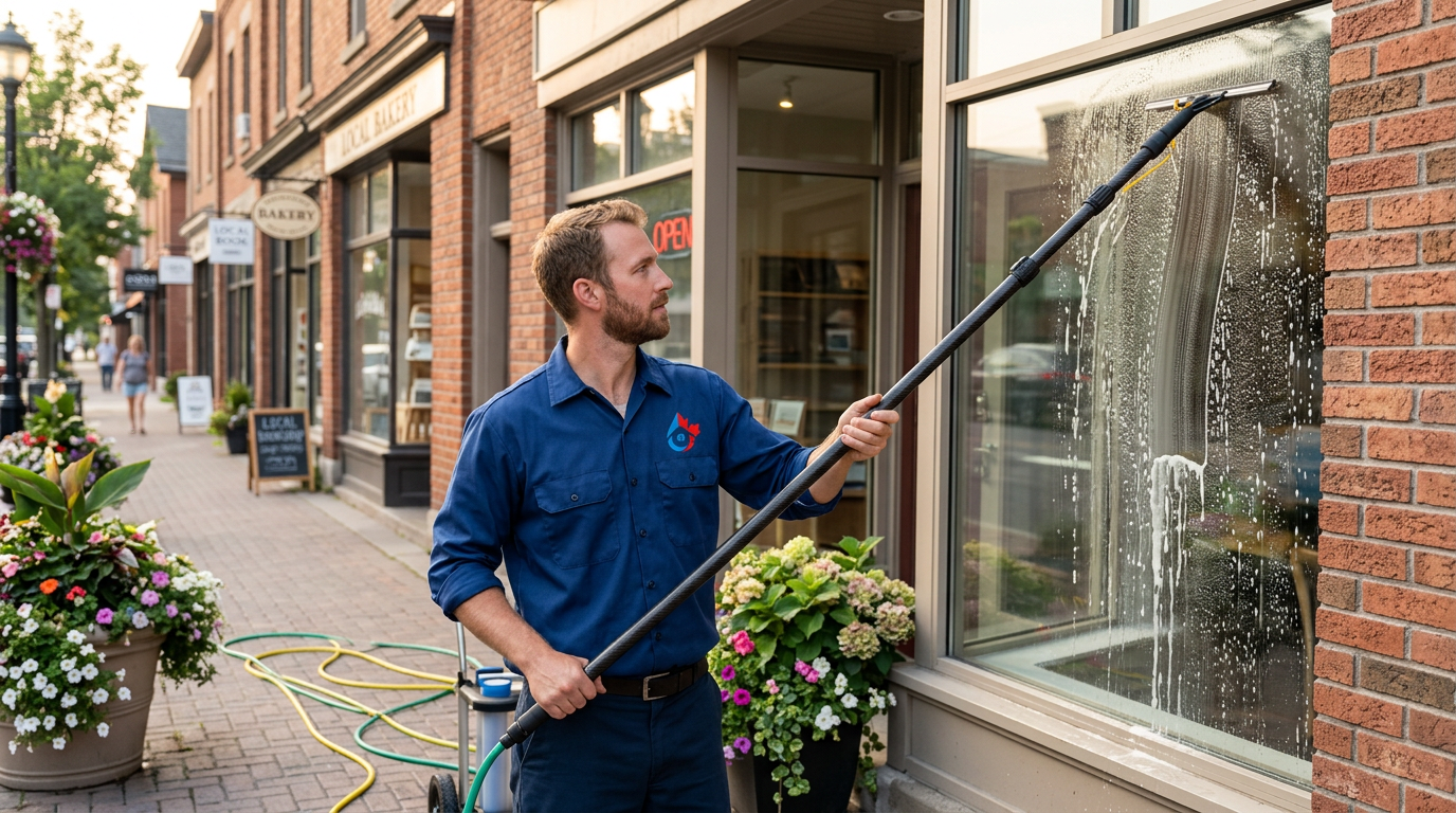 Professional siding cleaning service